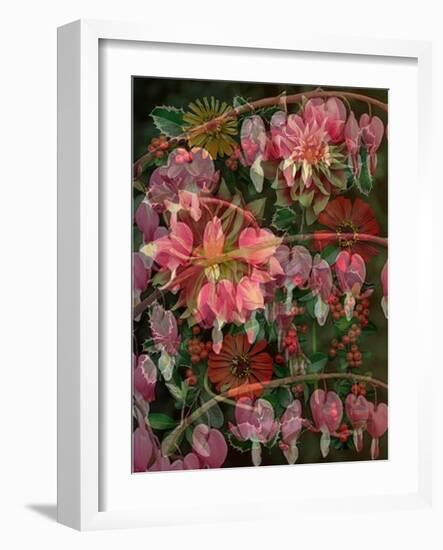 HANGING SPRING COLLAGE-Linda Arthurs-Framed Giclee Print