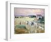 Hanging the Laundry Out to Dry-Berthe Morisot-Framed Giclee Print