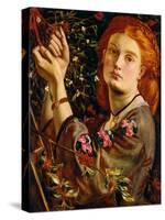 Hanging the Mistletoe, 1860-Dante Gabriel Rossetti-Stretched Canvas