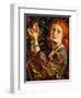 Hanging the Mistletoe, 1860-Dante Gabriel Rossetti-Framed Giclee Print