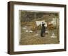 Hanging the Washing, a Beautiful Spring Morning-Helen Allingham-Framed Giclee Print