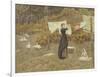 Hanging the Washing-Helen Allingham-Framed Giclee Print