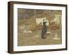 Hanging the Washing-Helen Allingham-Framed Premium Giclee Print