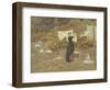 Hanging the Washing-Helen Allingham-Framed Giclee Print