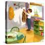 Hanging Up The Coat-Imogene M. McPherson -Stretched Canvas