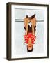 "Hanging Upside Down," April 20, 1940-Douglas Crockwell-Framed Giclee Print