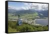 Hangursbahen, Cable Car to Mount Hangur, Voss, Hordaland, Norway, Scandinavia, Europe-Gary Cook-Framed Stretched Canvas