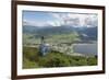 Hangursbahen, Cable Car to Mount Hangur, Voss, Hordaland, Norway, Scandinavia, Europe-Gary Cook-Framed Photographic Print