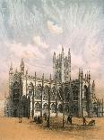 Worcester Cathedral, Worcestershire, C1870-Hanhart-Framed Giclee Print