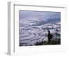 Hani Girl with Rice Terraces, China-Keren Su-Framed Photographic Print