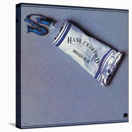 Hank Crawford - Indigo Blue-null-Stretched Canvas