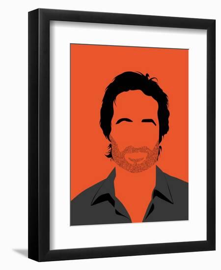 Hank Portrait-David Brodsky-Framed Art Print