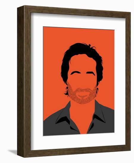 Hank Portrait-David Brodsky-Framed Art Print