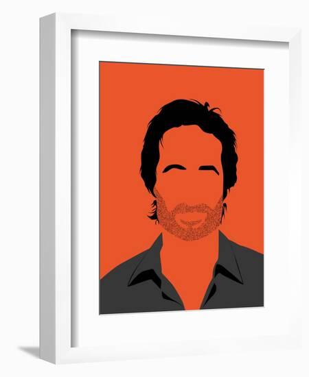 Hank Portrait-David Brodsky-Framed Art Print