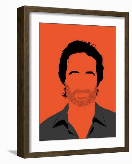 Hank Portrait-David Brodsky-Framed Art Print