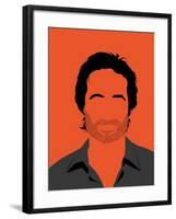 Hank Portrait-David Brodsky-Framed Art Print