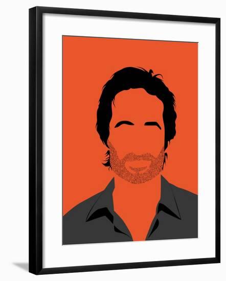 Hank Portrait-David Brodsky-Framed Art Print