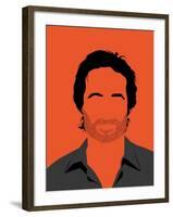 Hank Portrait-David Brodsky-Framed Art Print