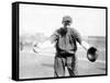 Hank Severeid, Cincinnati Reds, Baseball Photo - Cincinnati, OH-Lantern Press-Framed Stretched Canvas