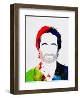 Hank Watercolor-Lora Feldman-Framed Art Print