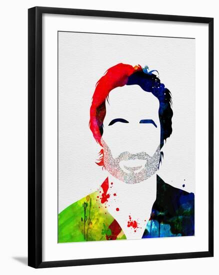 Hank Watercolor-Lora Feldman-Framed Art Print