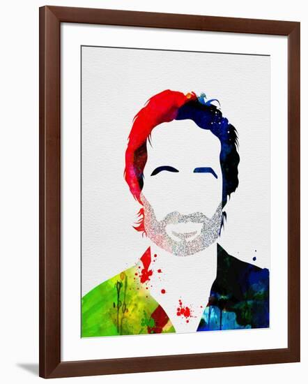 Hank Watercolor-Lora Feldman-Framed Art Print