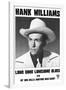 Hank Williams (Long Gone Lonesome Blues) Music Poster Print-null-Framed Poster