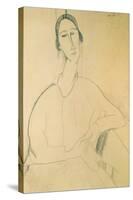 Hanka Zborowska, c.1917-Amedeo Modigliani-Stretched Canvas