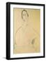 Hanka Zborowska, c.1917-Amedeo Modigliani-Framed Giclee Print