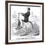 Hanlon's Velocipede, 1868-null-Framed Giclee Print