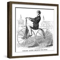 Hanlon's Velocipede, 1868-null-Framed Giclee Print