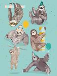 Big Cats In Fancy Glasses-Hanna Melin-Art Print