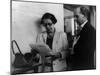 Hannah Arendt with a Fellow Reporter-null-Mounted Photo