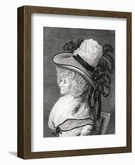 Hannah Cowley, Big Hat-null-Framed Art Print