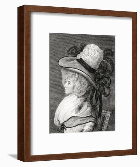 Hannah Cowley, Big Hat-null-Framed Art Print