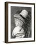 Hannah Cowley, Big Hat-null-Framed Art Print