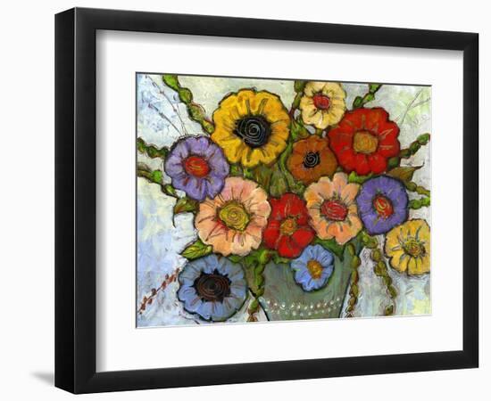 Hannah Daisy 2-Blenda Tyvoll-Framed Giclee Print