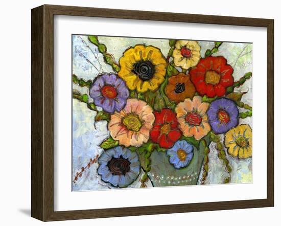 Hannah Daisy 2-Blenda Tyvoll-Framed Giclee Print