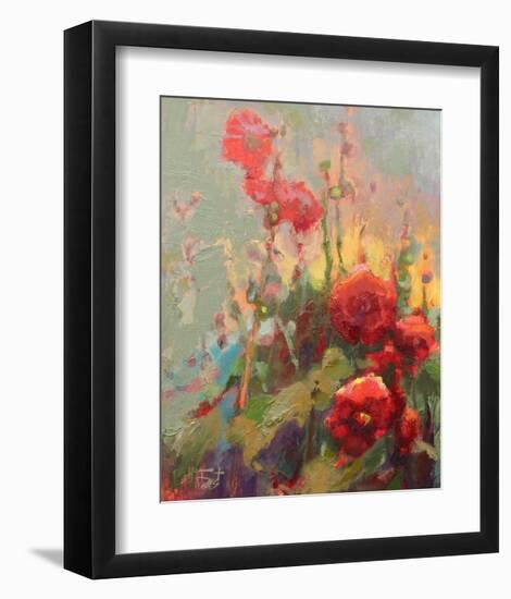 Hannah’s Cherry Bomb-Beth A^ Forst-Framed Art Print