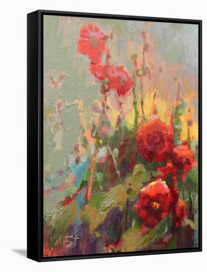 Hannah’s Cherry Bomb-Beth A. Forst-Framed Stretched Canvas