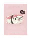 Pug - Hannah Stephey Cartoon Dog Print-Hannah Stephey-Art Print