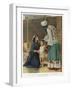 Hannah Wife of Elkanah Takes Her Young Son Samuel to the Temple at Shiloh-Frank W.w. Topham-Framed Photographic Print