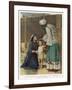 Hannah Wife of Elkanah Takes Her Young Son Samuel to the Temple at Shiloh-Frank W.w. Topham-Framed Photographic Print
