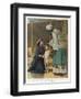 Hannah Wife of Elkanah Takes Her Young Son Samuel to the Temple at Shiloh-Frank W.w. Topham-Framed Photographic Print