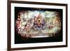 Hannibal and His Army Crossing the Alps, 218 BC-null-Framed Giclee Print