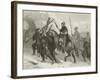 Hannibal and His Army Crossing the Alps, 218 BC-Alonzo Chappel-Framed Giclee Print