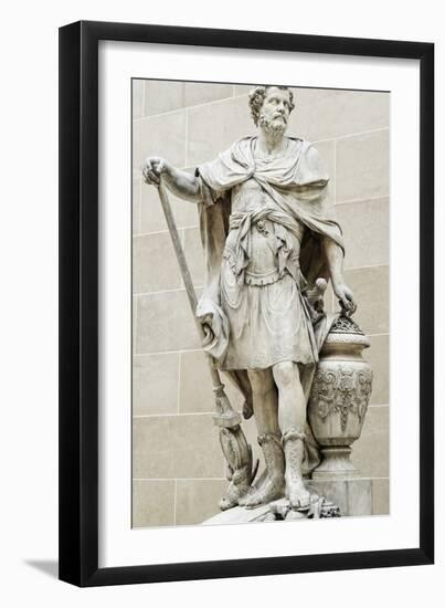 Hannibal Barca Counting the Rings of the Roman Knights Killed at the Battle of Cannae-null-Framed Photographic Print