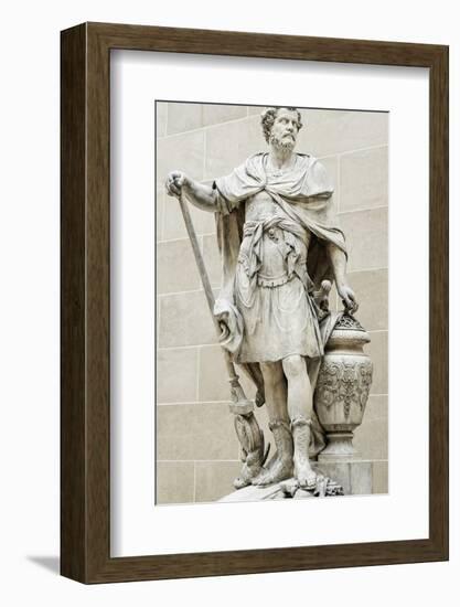 Hannibal Barca Counting the Rings of the Roman Knights Killed at the Battle of Cannae-null-Framed Photographic Print