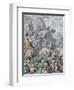 Hannibal Crosses the Alps (From Münchener Bilderboge)-Gottlob Heinrich Leutemann-Framed Giclee Print