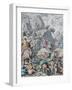 Hannibal Crosses the Alps (From Münchener Bilderboge)-Gottlob Heinrich Leutemann-Framed Giclee Print